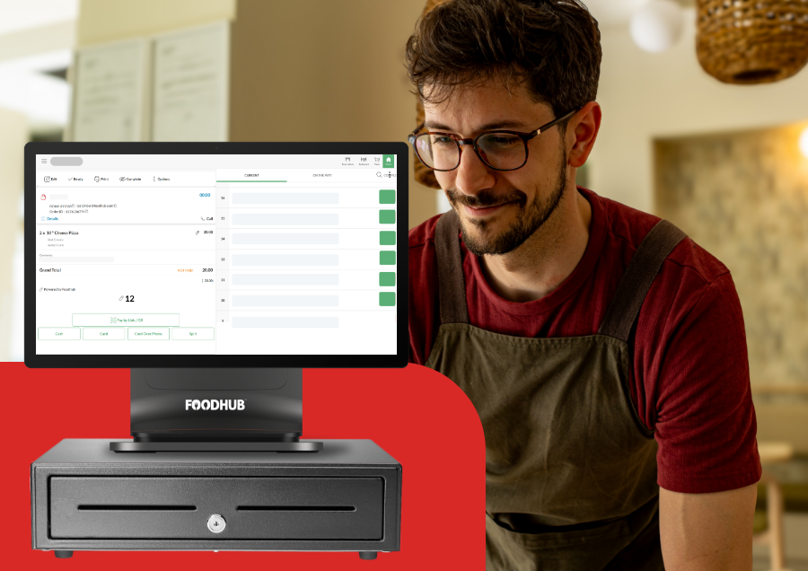 POS with cash register for quicker, more controlled checkout